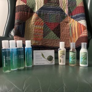 Bath & Body Works White Citrus Coconut Lime Verbena Rainkissed Leaves Travel Lot